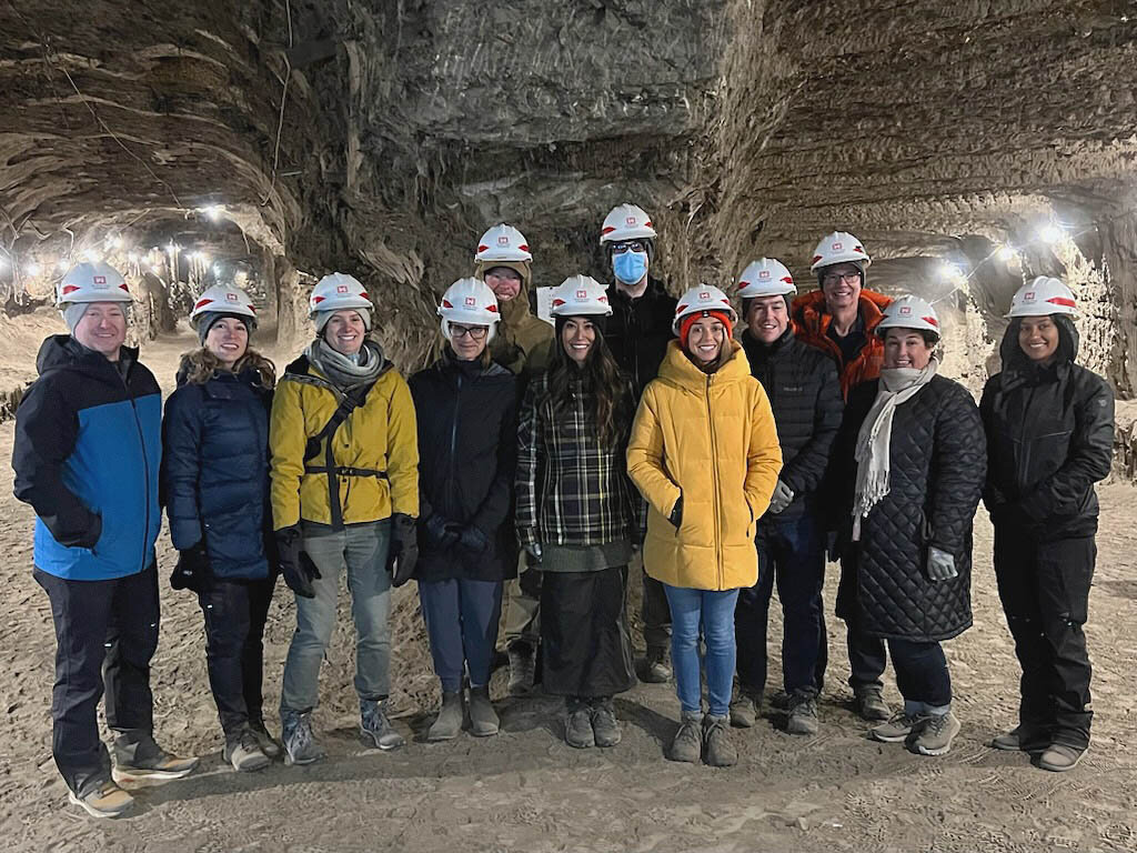 The team is visiting one of the U.S. Army Corps of Engineers' unique, natural Permafrost Tunnel Research Facility in Alaska, Fairbanks. The tunnel has captured critical climate information for the last 40,000 years which is significant data for researchers studying carbon sequestration and rate of thaw - used for climate change modeling. 